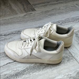 Classic White Leather Sneakers